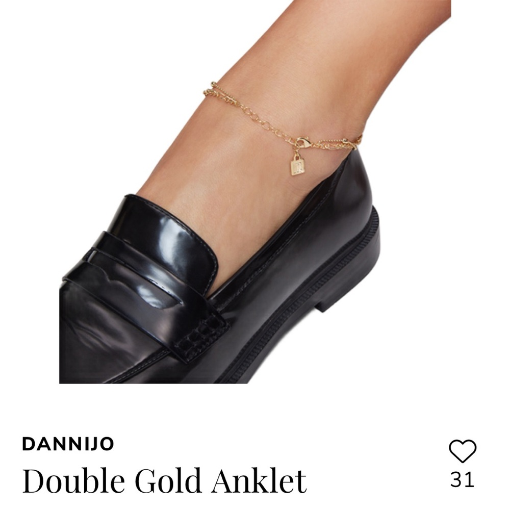 Dannijo : Double Gold Anklet